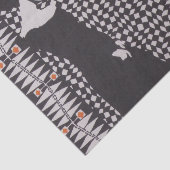 Voorjaarsillustratie naar gedicht door Koloman Mos Tissuepapier (Detail)