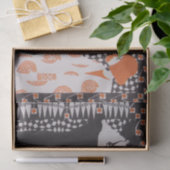 Voorjaarsillustratie naar gedicht door Koloman Mos Tissuepapier (Geschenk)