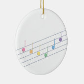 Voorjaarsmelodie (lineair) keramisch ornament (Rechts)