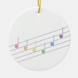 Voorjaarsmelodie (lineair) keramisch ornament