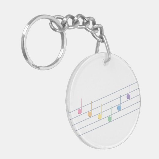Voorjaarsmelodie (lineair) sleutelhanger (Voorkant Links)