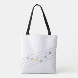 Voorjaarsmelodie (lineair) tote bag