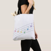 Voorjaarsmelodie (lineair) tote bag (Dichtbij)