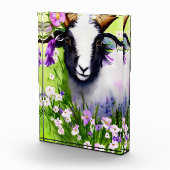 Voorjaarsoostergeit Kind Florence Waterverf Fotoblokken (Rechts)