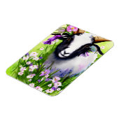 Voorjaarsoostergeit Kind Florence Waterverf Magneet (Linkerzijde)