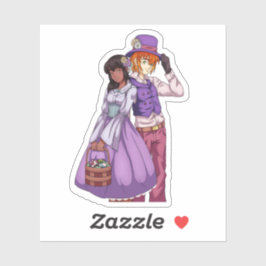 Voorjaarspaasverband Sticker