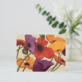 Voorjaarspapavers Briefkaart (Staand voorkant)