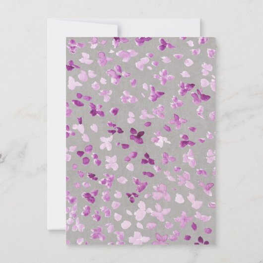 Voorjaarspioenen Bunny Bloemen Pasen Brunch Kaart (Achterkant)