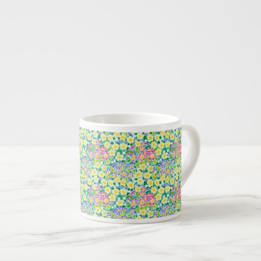 voorjaarsprimroses Espresso Mok, Kop (Voorkant rechts)
