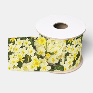 Voorjaarsprimroses Grosgrain Lint