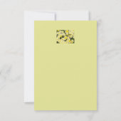 Voorjaarsprimroses Kaart (Achterkant)