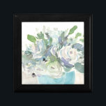 Voorjaarsregeling - Waterverf Bouquet Cadeaudoosje<br><div class="desc">Voorjaarsregeling II van Samuel Dixon. Met een boeket waterverf bloemen in een zeer gedempt kleurenpalet.</div>