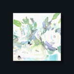 Voorjaarsregeling - Waterverf Bouquet Canvas Afdruk<br><div class="desc">Voorjaarsregeling II van Samuel Dixon. Met een boeket waterverf bloemen in een zeer gedempt kleurenpalet.</div>