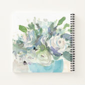 Voorjaarsregeling - Waterverf Bouquet Notitieboek (Achterkant)