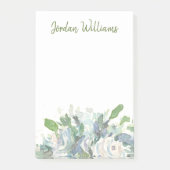Voorjaarsregeling - Waterverf Bouquet Post-it® Notes (Voorkant)