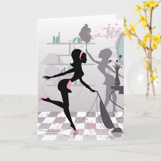 Voorjaarsreiniging Kaart (Gele Bloem)