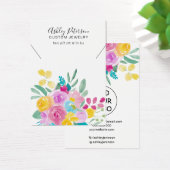 Voorjaarssieraden, waterverf, ketting visitekaartje (Bureau)