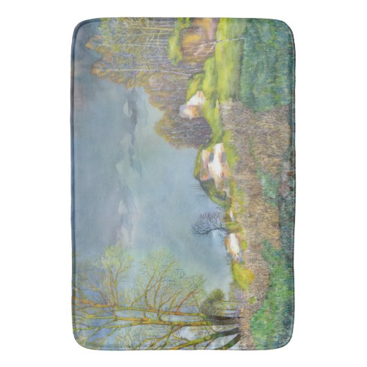 Voorjaarsstorm Badmat (Voorkant Verticaal)