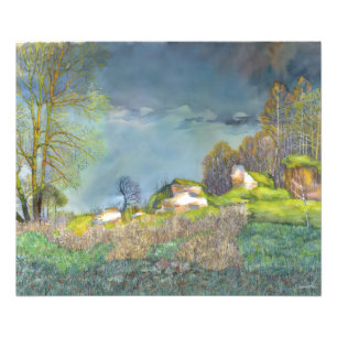 Voorjaarsstorm Foto Afdruk