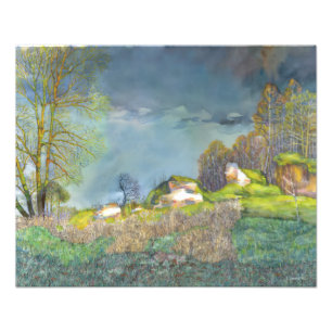 Voorjaarsstorm Foto Afdruk