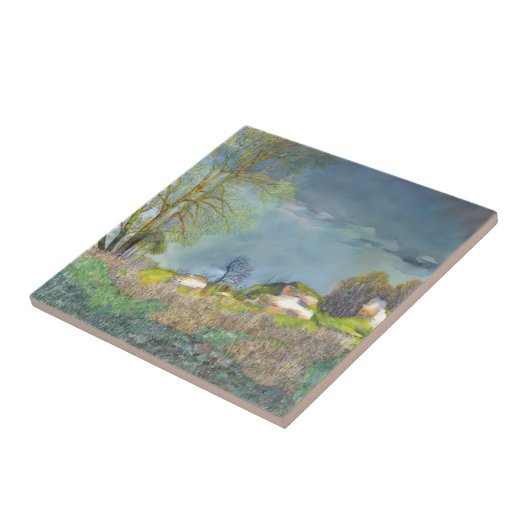 Voorjaarsstorm Tegeltje (Zijkant)