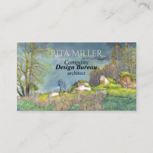 Voorjaarsstorm Visitekaartje (Voorkant)