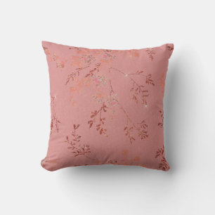 voorjaarsthema Floral Peach Abriot Kussen