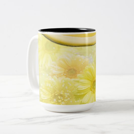 Voorjaarstijd Mok van Floral Coffee (Voorkant links)