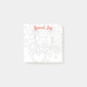 Voorjaarstijd - Spread Joy Post-it® Notes (Voorkant)