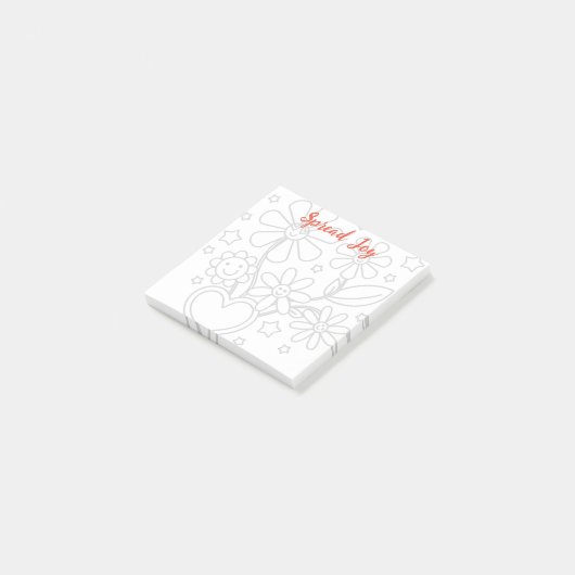 Voorjaarstijd - Spread Joy Post-it® Notes (Schuin)