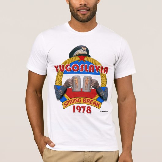 Voorjaarstop Joegoslavië 1978 T-shirt (Voorkant)