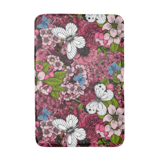 Voorjaarstuin 2 badmat (Voorkant Verticaal)