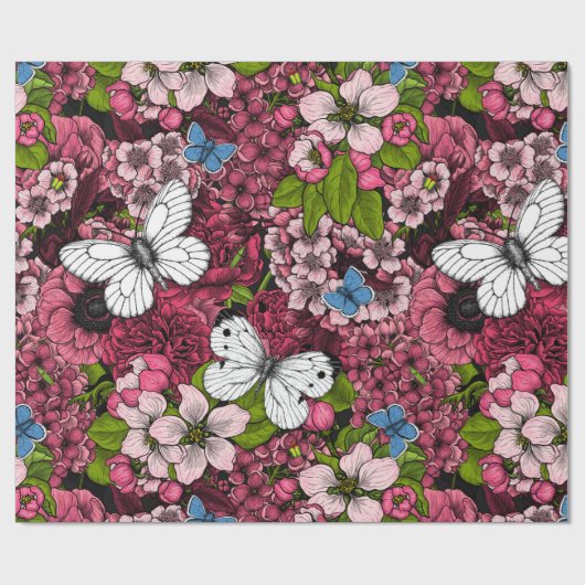 Voorjaarstuin 2 cadeaupapier (Vlak)