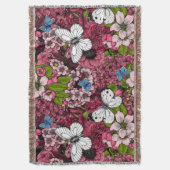 Voorjaarstuin 2 deken (Voorkant Verticaal)