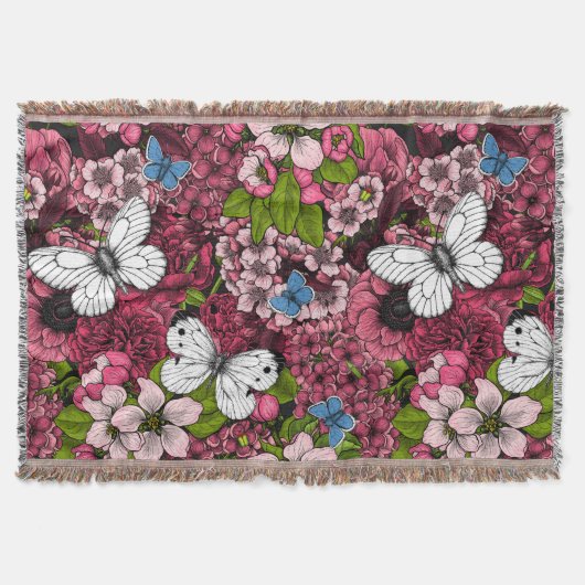 Voorjaarstuin 2 deken (Voorkant)