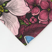 Voorjaarstuin 2 fleece deken (Hoek)