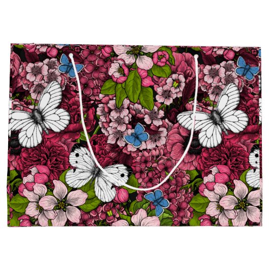 Voorjaarstuin 2 groot cadeauzakje (Achterkant)