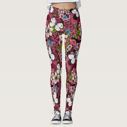 Voorjaarstuin 2 leggings (Voorkant)