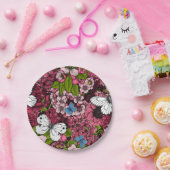 Voorjaarstuin 2 papieren bordje (Feest)