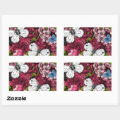 Voorjaarstuin 2 rechthoekige sticker (Vel)