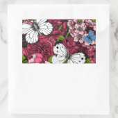 Voorjaarstuin 2 rechthoekige sticker (Tas)