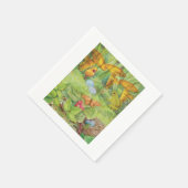 Voorjaarstuin met Chick en Froggie Servet (Hoek)