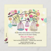 Voorjaarsuitnodiging van de vrienden kaart (Voorkant / Achterkant)