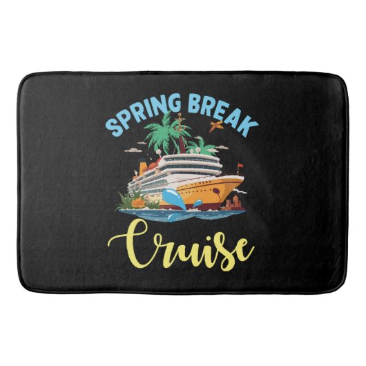 Voorjaarsvakantie cruise badmat (Voorkant)