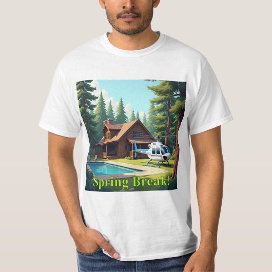 Voorjaarsvakantie in het bos t-shirt (Voorkant)