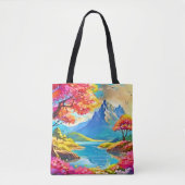Voorjaarsvallei: Uitzicht Tote Bag (Voorkant)