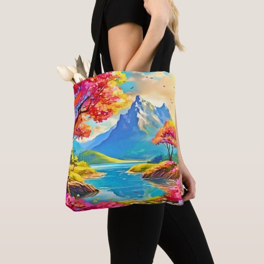 Voorjaarsvallei: Uitzicht Tote Bag (Dichtbij)