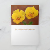 VoorjaarsViolet tegen zuster-kankersupport Kaart (Binnen)