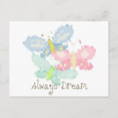 Voorjaarsvlinders dromen altijd briefkaart (Voorkant)