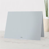 Voorjaarsvogelhuisje met pastelbloemen en vogel kaart (Achterkant)